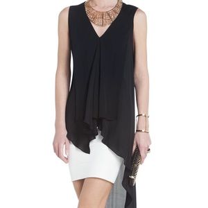 BCBGMAXAZRIA SLV Less asymmetrical Top- XXS- $101